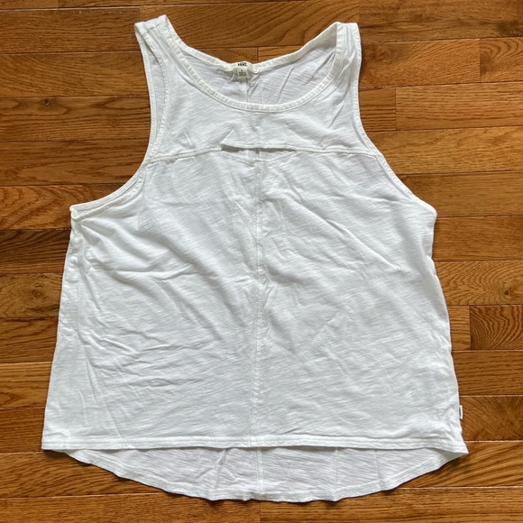 Vans White Tank with Cutout - Picture 1 of 3